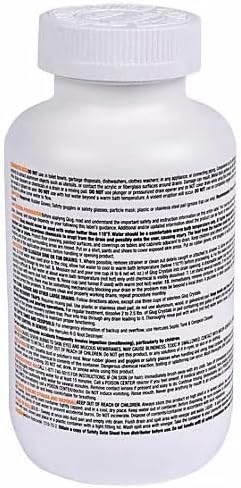 2 Pack Glug Crystal Drain Opener, 20 oz Bottles - Ready to Use Crystalline Solid, Unscented Drain Clog Remover