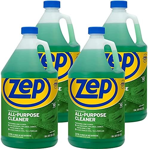 Zep Concentrated All-Purpose Cleaner and Degreaser - 1 Gallon (Case of 4) - ZU0567128 - Cuts Through Grease, Grime and Dirt With Ease, For Professional. Commercial and Household Use