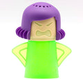 Microwave Steam Cleaner Angry Mom, Steamer Cleaning with Vinegar and Water, Angry Mum Microwave Oven Cleaner for Kitchen Office Chemical Free, Steams From Head (Green)