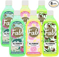 HOUSE OF FAB! Powerful All Purpose Cleaner, Dirt & Grime Removing Multi Purpose Cleaner, Used for Floors, Walls, and Any Hard Surface, Used on Large Areas, 33.8 FL Oz, 6 Pack, Sweet
