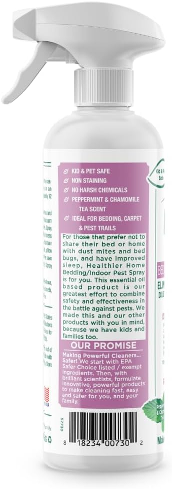 CHOMP! Insect and Pest Control Spray, 24 Ounces, Indoor and Outdoor Use, Plant-Based Formula Ants, Bed Bugs, Dust Mites Spiders, Made with Peppermint, Lemongrass, Geraniol