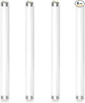 Dichroma Bug Zapper Replacement Bulb Light Tube 10W for 20W Electronic Bug Zapper, T8 Bulbs for Indoor Outdoor Mosquito Zapper Lamp (4 Pack)