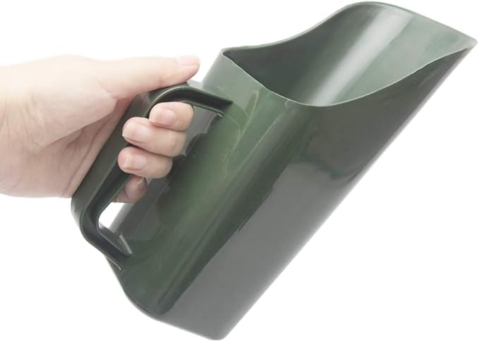 Garden Shovel,Green Scoop, Multifunctional Bucket Gardening Tool, Cultivation Shovel Spoons Digging Tool, Small Plastic Handy Garden Scoop for Soil, Compost, Plantings (Color:Army Green)