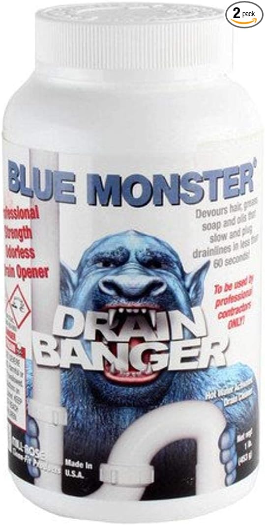 Blue Monster Drain Banger Drain Cleaner (1 lb.) - Pack of 2