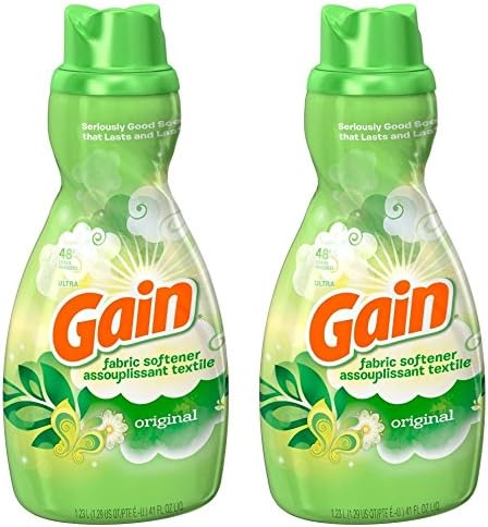 Gain Liquid Fabric Softener, Original, 41 Ounces (Pack of 2)