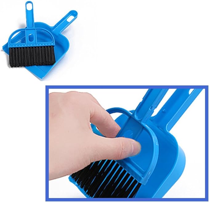 Small Broom and Dustpan Set Mini Dustpan and Brush Set Childrens Cleaning Set for Table Desktop Counter Drawer Keyboard Office Home Car Cleaning Small Animals