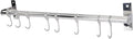 304 Stainless Steel Wall-mounted Kitchen Hook Rack Multi-function Utensil Hanger No Drill Design Easy Installation for Kitchen Organization