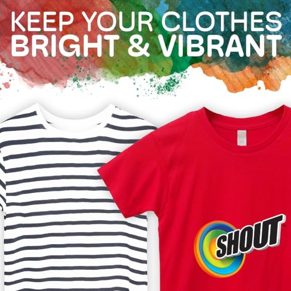 Shout Color Catcher Sheets for Laundry, Allow Mixed Washes, Prevent Color Runs and Maintain Original Clothing, 24 Count (Pack of 1)