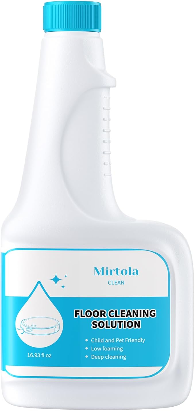 Floor Cleaning Solution, Dilution Ratio 1:200, Compatible with Eufy Cleaning Solution, Eco-Friendly, Plant-Based,Compatible with Omni C20, X8 Pro, X10 Omni, G series, L Series (1 bottle)