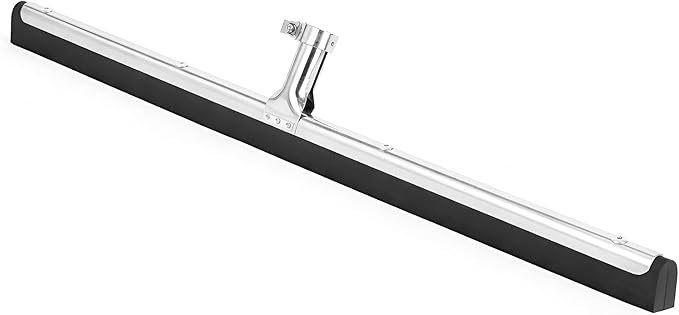 DSV Standard Uneven Surface Floor Squeegee 30’’, Double Foam Blade Garage Squeegee, Taper Pole Connection - Handle Sold Separately for Tiles, Concrete and Asphalt
