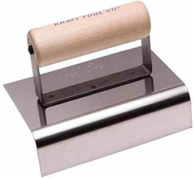 Kraft Tool CF242PF 1-1/2-Inch 1-1/2-Inch Radius 2-Inch Lip Edger with ProForm Handle, 6 x 6-Inch