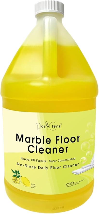 Marble & Stone Floor Cleaner | Concentrated Daily Formula (1 Gallon) | pH Neutral, Streak-Free | Safe for Marble, Travertine, Limestone, Granite, Terrazzo & More | Cleans & Refreshes.