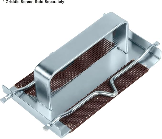 Soro Essentials- 5” x 3” x 2” Griddle Screen Pad Holder- Griddle Grill Cleaning Accessories Grill Grate Cleaner Holds Griddle Screen Securely Removes Burnt Food Grease Kitchen Restaurant