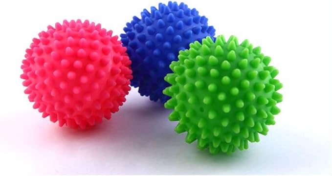 Reusable Dryer Balls Laundry Wash Dryer Balls Anti-Static Fabric Softener Laundry Washing Ball, 6pcs (Red)