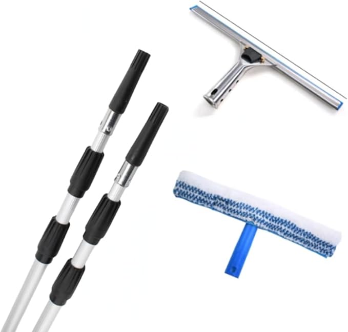 Squeegee Adapter, Changes The Threaded Tip to a Standard Friction Taper Fit, Black 4pc