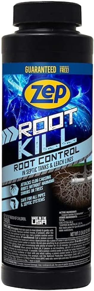 Zep Root Kill - 2 Lbs (Case of 4) ZROOT24 - Root Control in Septic Tanks and Leach Lines