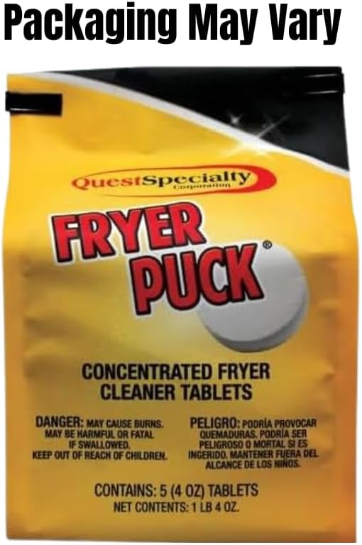 Fryer Puck 401304001 4oz Deep Fryer Cleaner Tablets (5 Tabs/Box)