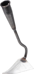 DOITOOL Triangle Hoe 12.4 Inch Manual Garden Cultivator with Sturdy Iron Head for Soil Digging Weeding and Manuring in Home Lawn and Farm Care