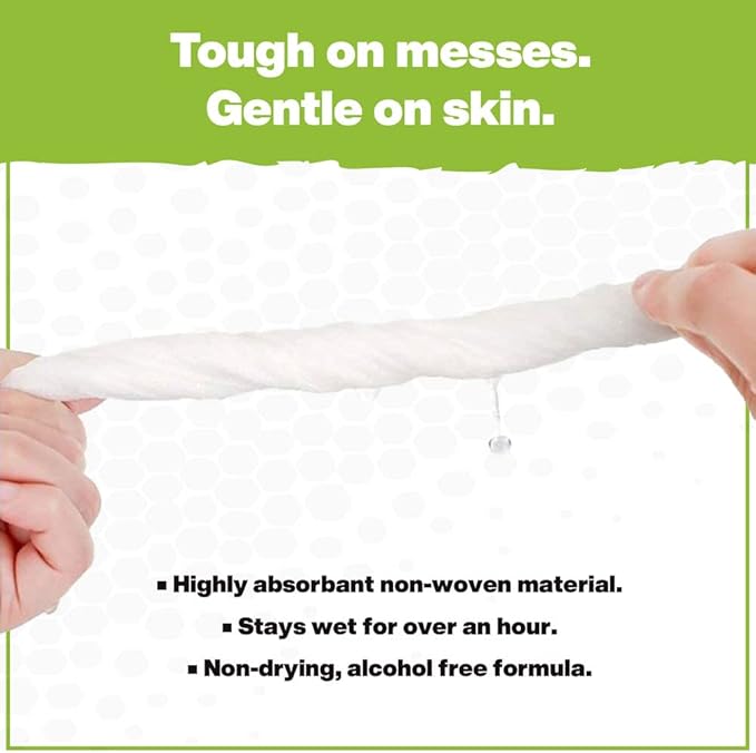 Crocodile Cloth PowerSCRUB - 40 (15" x 10") Heavy Duty Cleaning Wipes - Dual-Surface Cloths, Moist, Absorbent, & Disposable - Safe on Skin & Multiple Surfaces