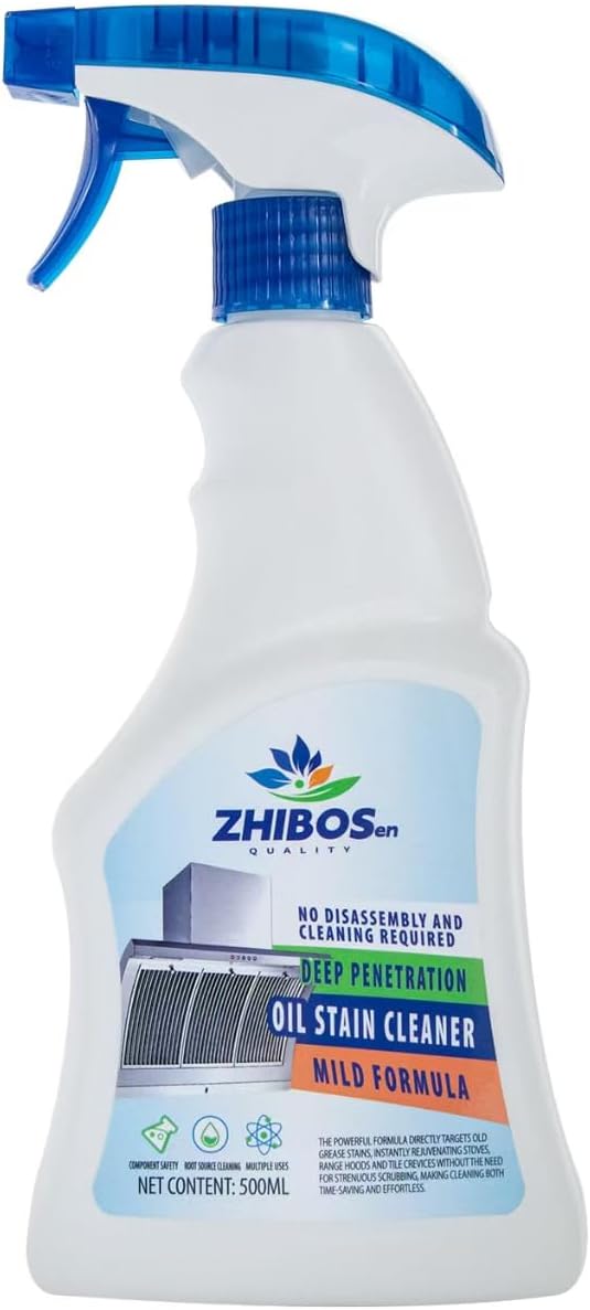 Kitchen Cleaner,All Purpose Cleaner, Heavy Duty Degreaser Cleaner, Remove Stains Cleaning Spray, Multi Purpose Cleaner Spray Removes Grease, Grime, And Stains On Bathrooms, Floors, and More (1pcs)