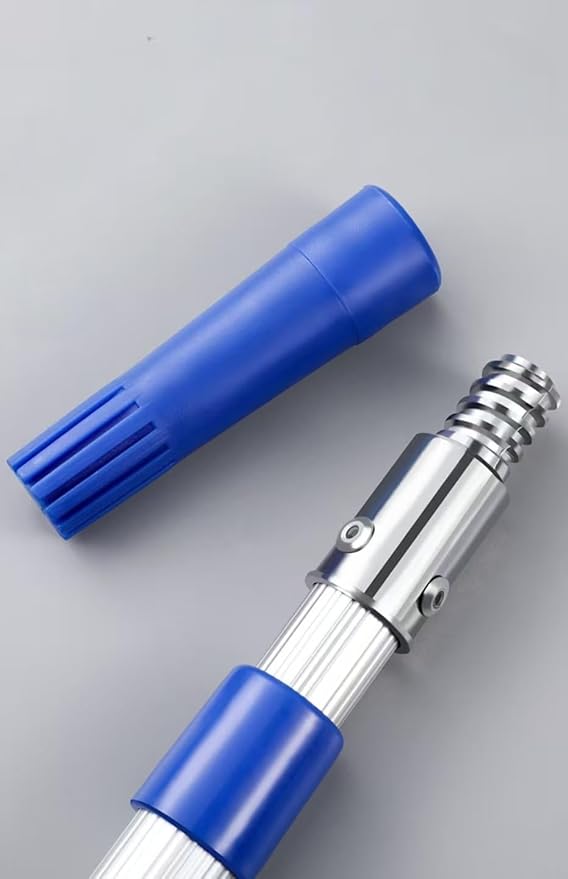 Squeegee Adapter, Changes The Threaded Tip to a Standard Friction Taper Fit, Blue 2pc