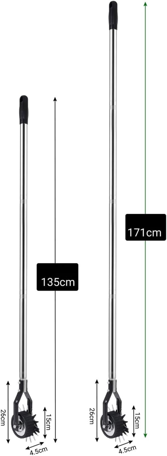 Edger Lawn Tool,Tawn Edger,Gardening Hand Tools,Hand Edger Lawn Tool Made of Stainless Steel,Adjustable Length,Ideal for Precise Grass Trimming Along Sidewalks, Garden,Driveways & Flower Bed M