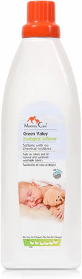 Mommy Care Eco Friendly Organic Fabric Softener - Green Valley Scent – Liquid Laundry Fabric Softener Safe for Babies and Sensitive Skin – Natural Ingredients 33.8 fl.oz