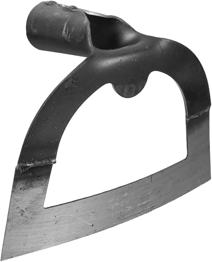 Yardwe Heavy Duty Hollow Hoe Garden Tool - Stainless Steel Weeding Rake for Backyard Gardening Soil Loosening and Vegetable Farming 8.38 X 6.69 X 4.80 Inches