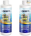 Brodys - A/C HVAC Drain Line Cleaner, 8oz Bottle, (Great to use at home, in the office, at restaurants and large commercial buildings), AC Drain Line Condensate Cleaner (2 Pack)