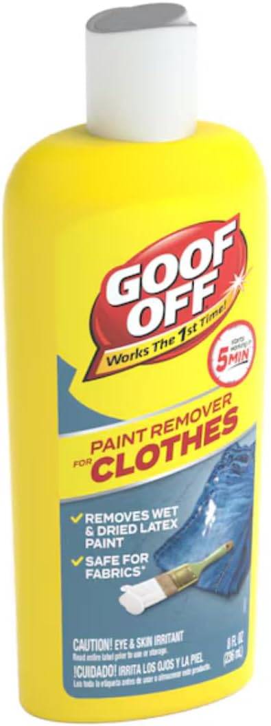 Carpet Paint & Stain Remover – 8 oz | Professional Cleaner for Rugs & Upholstery | Removes Latex Paint, Acrylic & Tough Stains