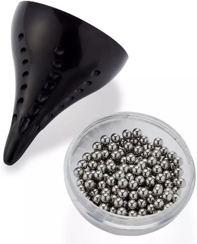 Wine Enthusiast Deluxe Stainless Steel Decanter Cleaning Beads with Strainer – 250 BPA-Free Beads for Effortless Decanter Cleaning and Maintenance for Wine Glasses and Whiskey Decanters