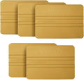 VViViD Gold Vinyl Wrap Squeegee - Nylon-Reinforced Tool for Car Wraps, Window Tint & Decals - (5 Pack)