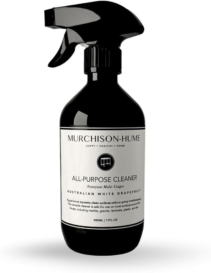 Murchison-Hume All Purpose Cleaner Spray | Plant Based Multi-Surface | Non-Toxic | Food & Pet Safe | Stone & Marble Safe | Degreaser | Kitchen & Bath | Refill Available | Australian White Grapefruit