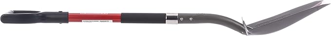 Radius Premium D-Handle Square-Point Shovel, Fiberglass Shaft
