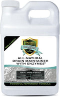 Natural Armor Enzyme Drain Maintainer - Quart Drain Cleaner with Natural Enzyme Power to Prevent Buildup & Odors - Safe for Sinks, Showers, Grease Traps & Septic - Non-Toxic Formula, 2.5 Gallon