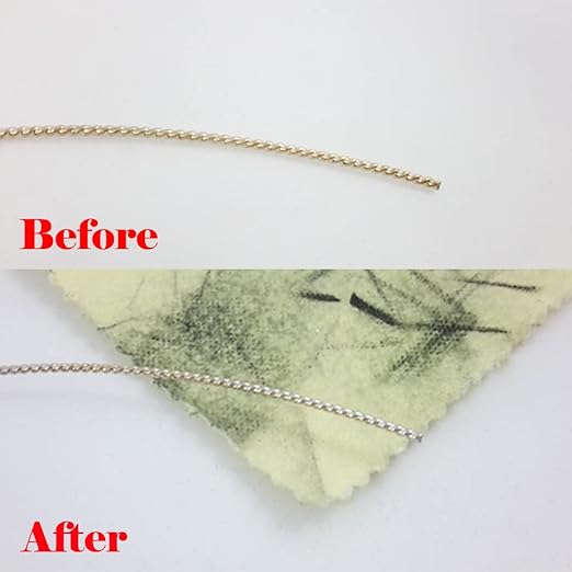 Sunshine 3 Polishing Cloths Jewelry Cleaner Tube Silver Brass Gold Copper