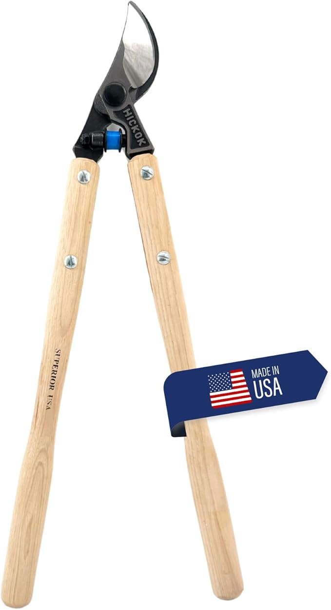 Heavy Duty Vine Lopper – 20" Professional Tree Branch Cutter with Hickory Wood Handles | Commercial Pruning Tool Made in USA