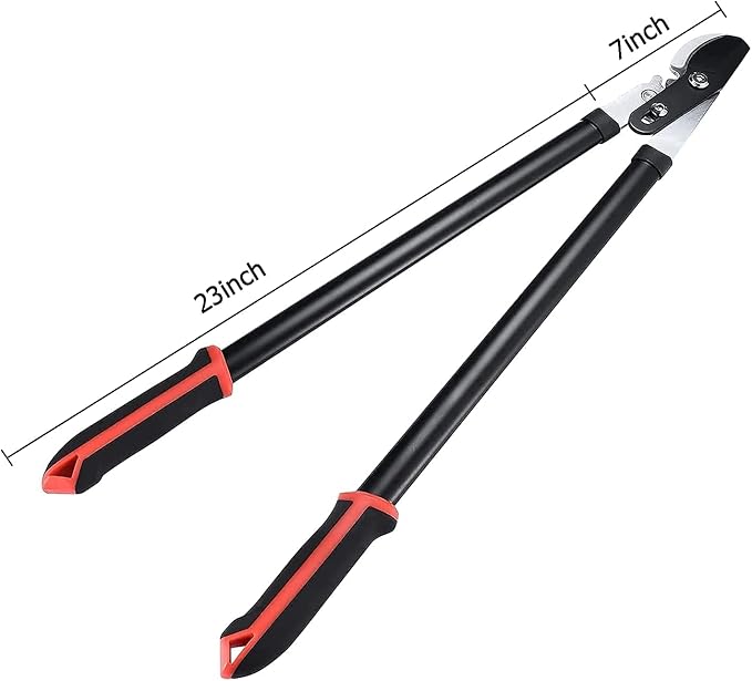 Bypass Lopper with Compound Action, Chops Thick Branches with Ease, 30 Inch Tree Trimmer, Hand Loppers with 1.75" Cutting Capacity Tree Pruner a04