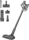 DREAME R20 Cordless Vacuum Cleaner with Dual Brush Head, Smart Stick Vacuum for Home, 190AW Powerful Suction, Up to 90 Mins, Blue Lights, Lightweight for Hard Floor, Carpet, Pet Hair