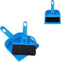 1 Pcs Dustpan Brush Set Portable Plastic Brush Set (Blue) Used for Tool Brush Keyboard Home Kitchen Sweeper Table Desk Office