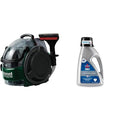 BiSSEll Little Green Pro Commercial Spot Cleaner BGSS1481 & Bissell 78H63 Deep Clean Pro 4X Deep Cleaning Concentrated Carpet Shampoo, 48 Ounces - Silver