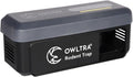 OWLTRA OW-7 in-/Outdoor Electric Rodent Trap, Instant Kill Mouse & Rat Zapper with Waterproof Cover, Sound & Light Alarm, and Batteries or USB Power Source, Waterproof Grade IPX4, Black