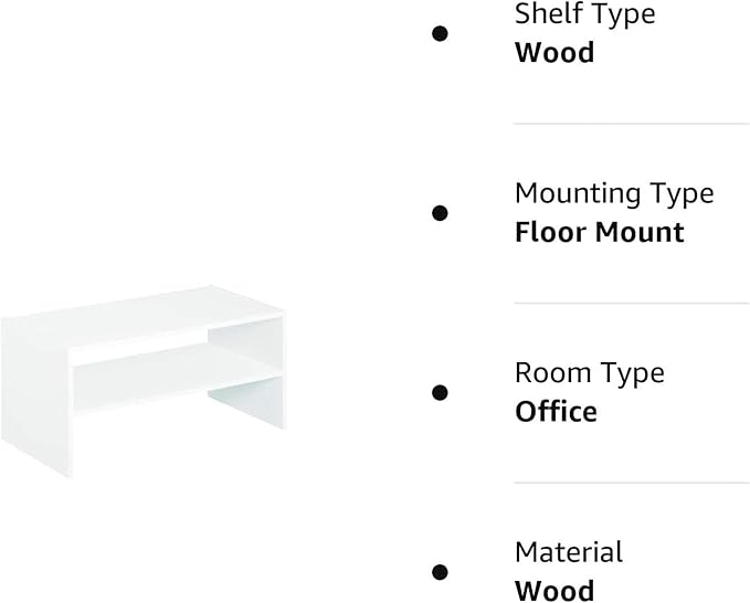 ClosetMaid #8993 Stackable 24in. Wide Horizontal Organizer, White