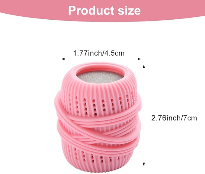 3pcs/Set Washing Machine Laundry Ball, Fabric Softener Dispenser, Reusable Laundry Sponge Ball for Washer, Dryer, Household Substitute