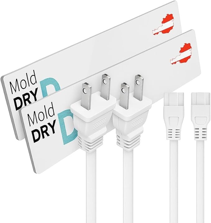 ELIAS Mold killer - Black mold remover for walls without chemicals - Wall heating for every room - Powerful anti-mold heating as an alternative to moldspray - Permanently mold-free (1, Set of 2)