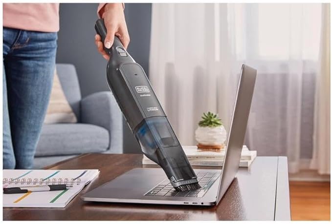 BLACK+DECKER dustbuster® AdvancedClean™ Slim Cordless Hand Vacuum, 12V Max (HLVC320J01)