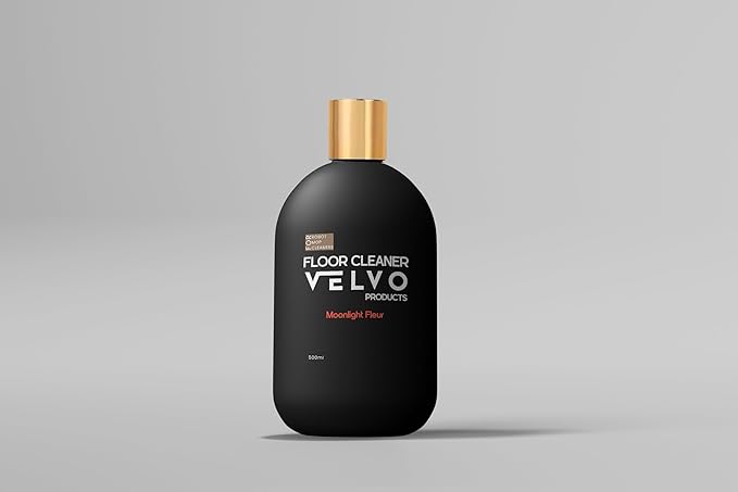 Velvo Floor Cleaning Solution for Robot Mops – Compatible with Roborock, Dreame, Roomba – Low Foam 1:300 Concentrate, Streak-Free, Multi-Surface Cleaner for Hardwood & Tile, 500ml (Moonlight Fleur)