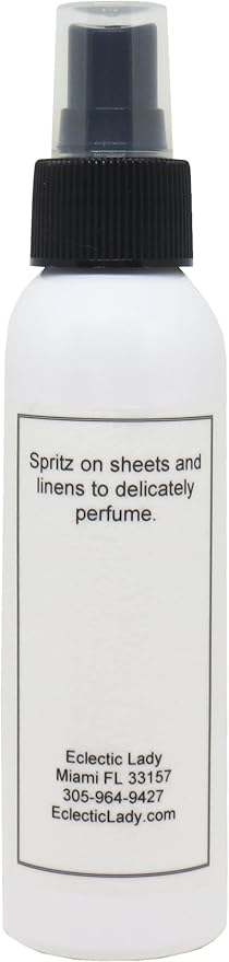 Chamomile Linen Spray (Double Strength), 16 ounces - Eclectic Lady Sheet and Linen Spray - No Artificial Colors, Parabens, or Preservatives - Long-Lasting Scent for Bed, Fabric & Pillow