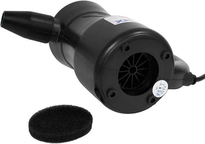 XPOWER A-2S Cyber Duster - Plug-in Electric, Multipurpose Duster and Air Blower with 2 Speed Settings of 39000/28000 RPM and 10-Foot Power Cord (Black)