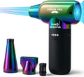 Compressed Air Duster - Electric Duster for Hair Barber, 3 Gear Mini Portable Jet Dry Air Blower, Cordless Vacuum Cleaner, for PC, Office,Salon, Fan, Laptop, Keyboard, Car -Gradient Green